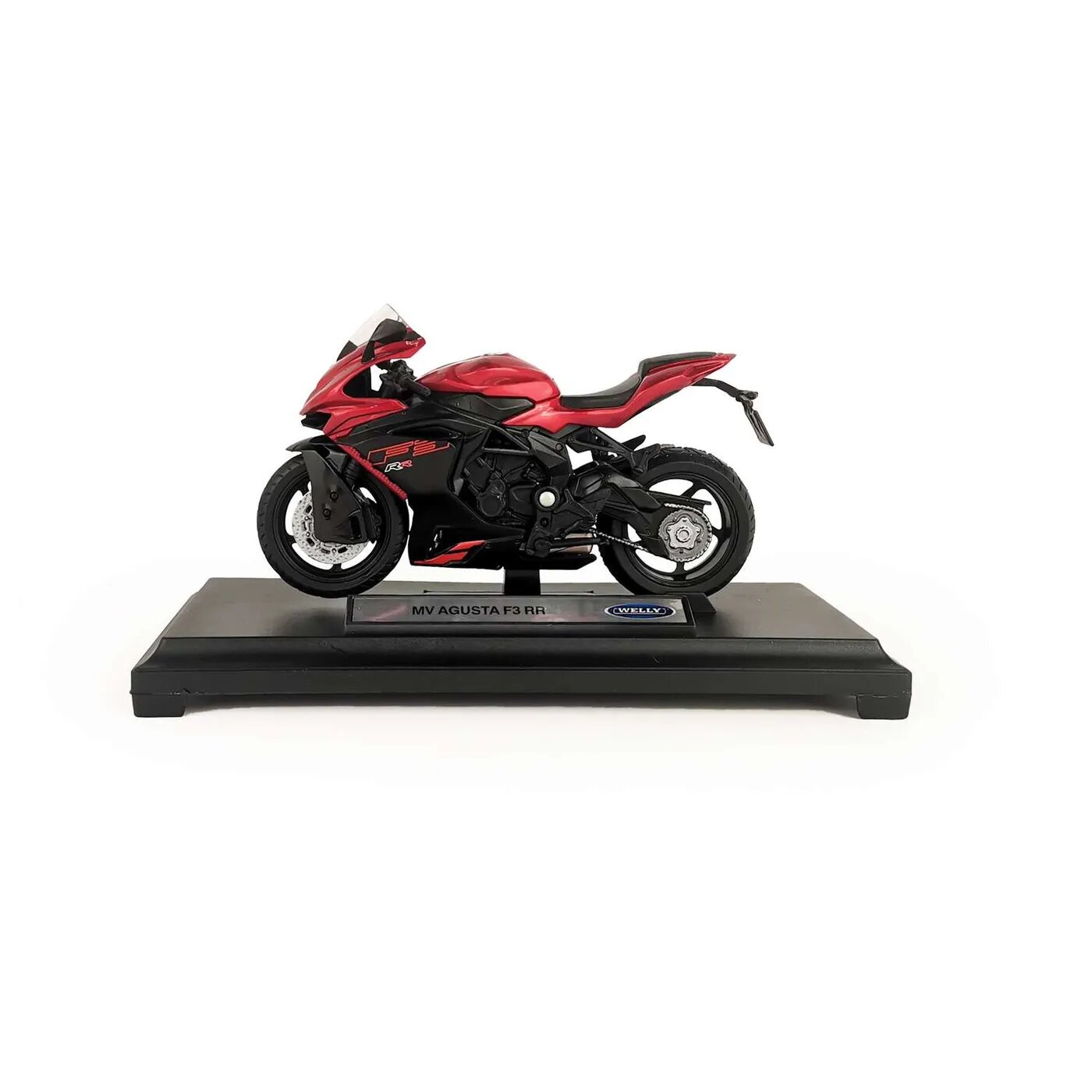 Мотоцикл Welly 1:18 MV Agusta F3RR красный - фото №11