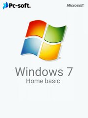 Windows 7 Home Basic (Домашняя базовая), Бессрочный лицензионный онлайн ключ активации, русский язык