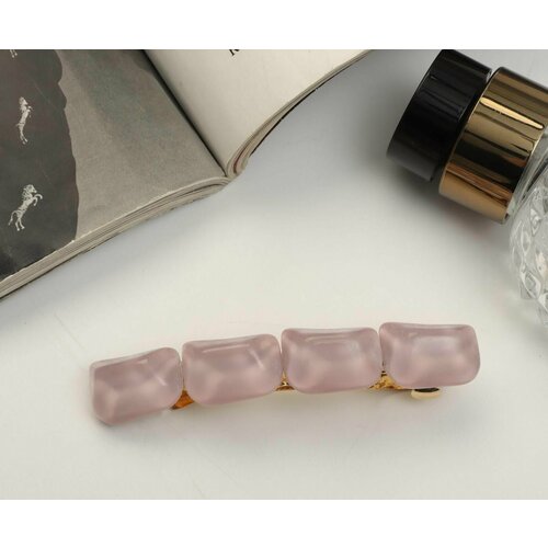 Заколка-автомат для волос Аста 8 см розовый 308₽