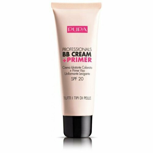 Pupa Professionals Bb Cream + Primer Увлажняющий тональный крем + основа под макияж 50мл. №01 nude