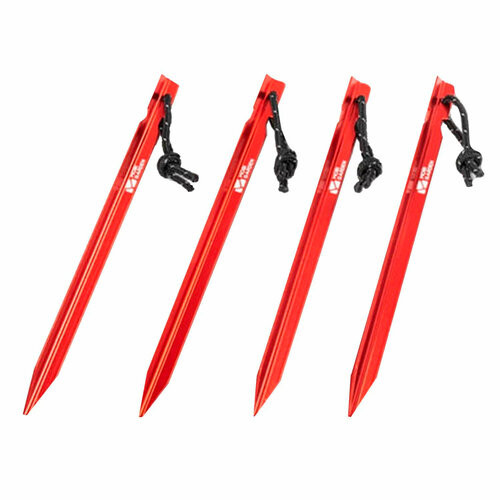 Колышки для палатки Mobi Garden Trigone Pegs Red