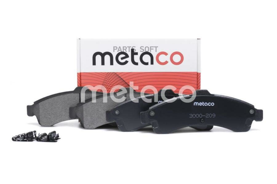 METACO 3000-209 Колодки тормозные передние к-кт