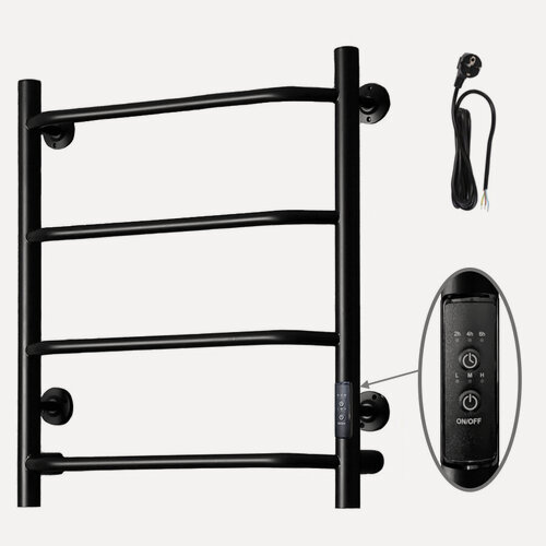 Изображение товара Полотенцесушитель Тругор Пэк СП 6, электрический, углеродистая сталь, 60x40 см