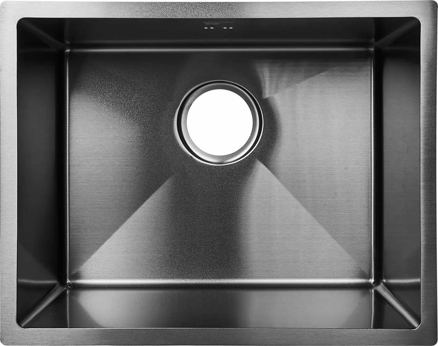 Мойка врезная М10B Delinia 50x40 см глубина чаши 20 см цвет черный