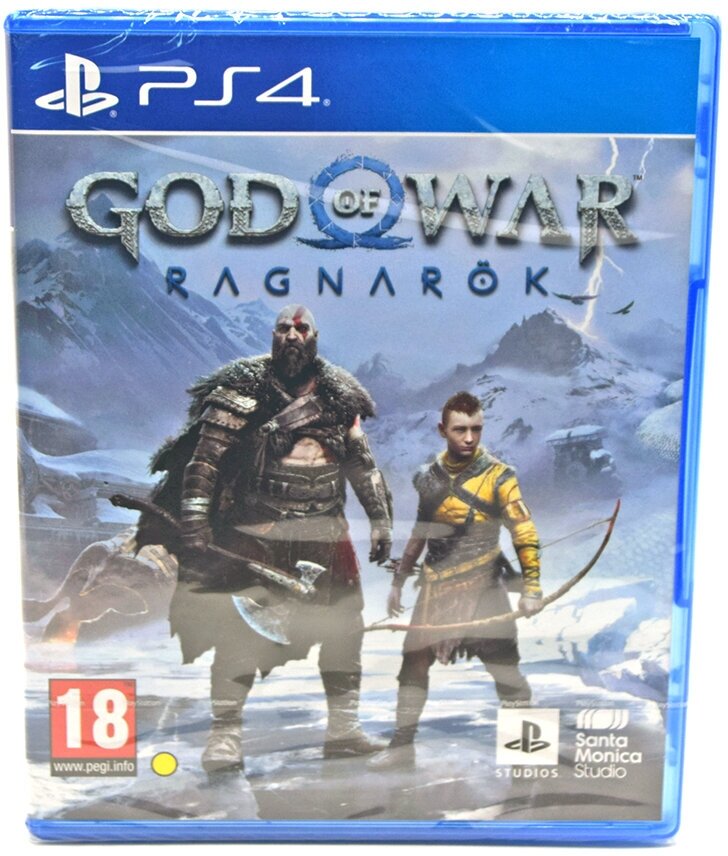Игра God of War: Ragnarok (PlayStation 4, Русская версия) диск