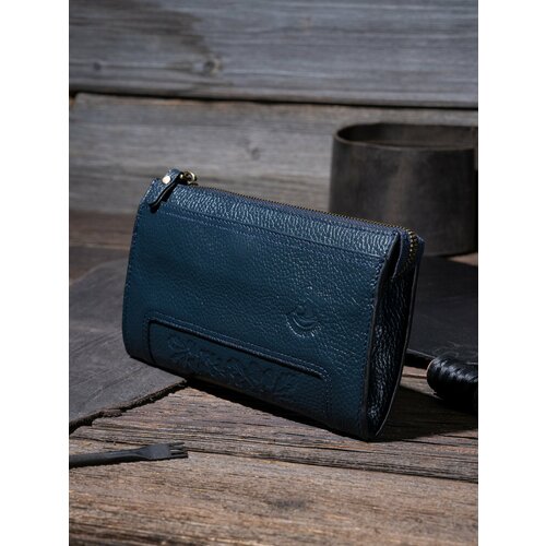 Сумка клатч Великоросс фактура матовая рыжий 9199₽