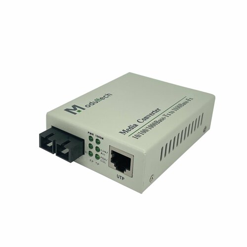 Медиаконвертер Duplex SC, 550 м, 1000 Base-T – 1000 Base-FX, Tx:850, RJ-45