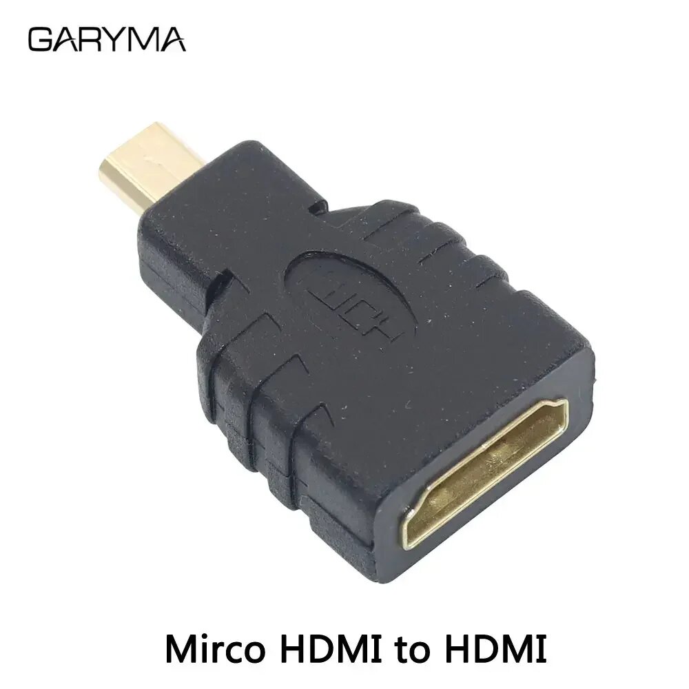GARYMA HDMI адаптер 90/270 градусов Mirco HDMI to HDMI