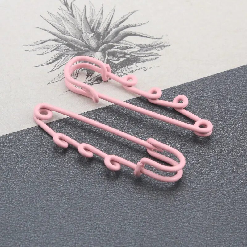 Металлические английские булавки 50/60 мм 5-20 шт 60mm 10PCS-LOT Розовый