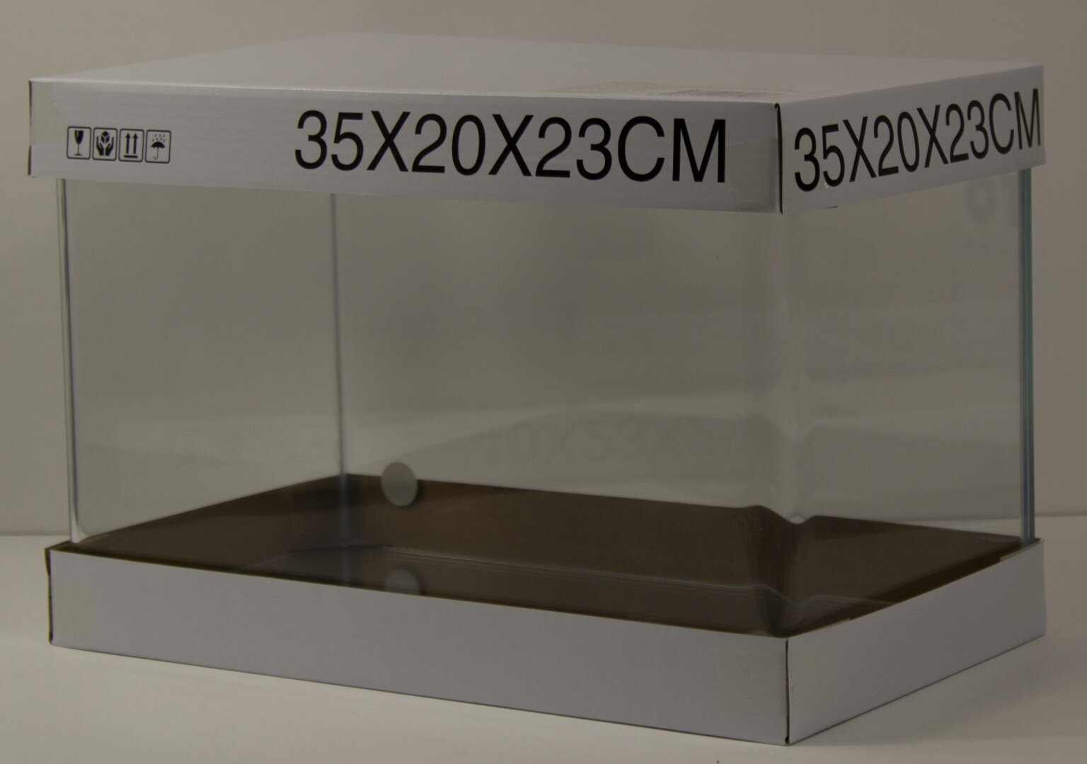 Аквариум Prime из стекла OpticWhite, 350х200х230мм, 16л