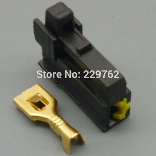 Shhworldsea 1-контактный 6,3 мм 178471 -2 разъем автоматического звукового сигнала для Toyota Camry Highlander для Corolla, 1sets