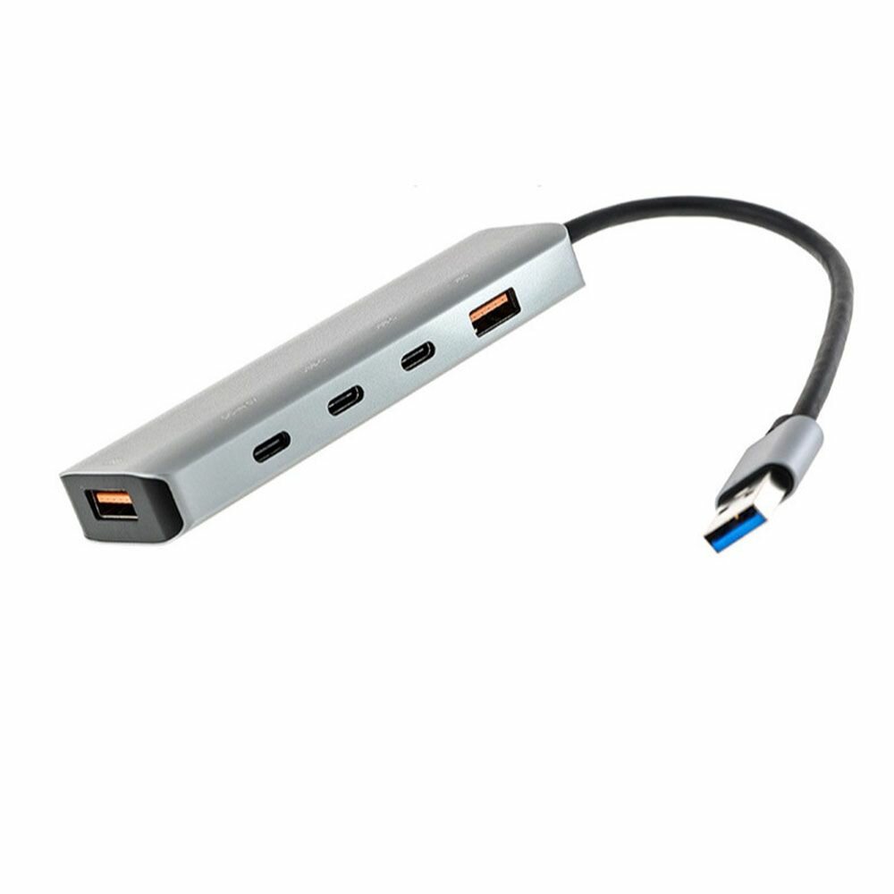 Хаб USB 3.2 Gen2 (10Гб/с) 4 порта (ORIENT CU-1041A) — фото 1