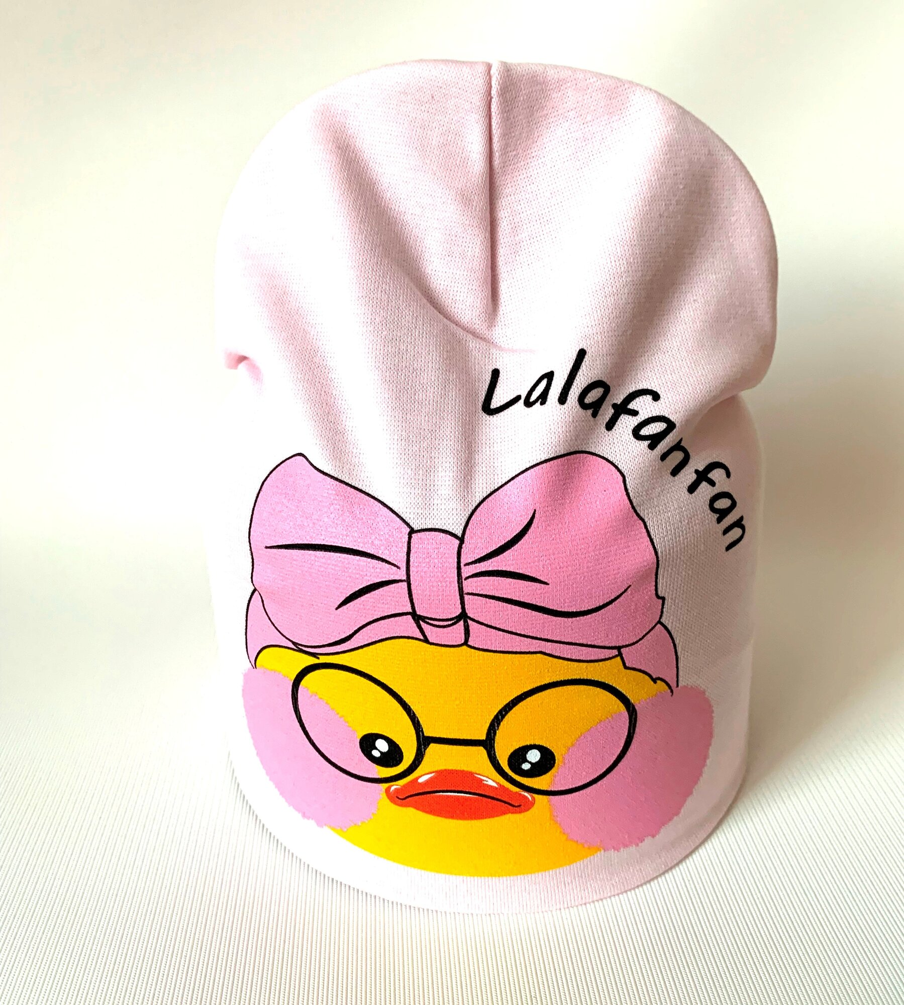 Шапка-бини Panawealth Inter Holdings для девочек размер 54 светло-розовый