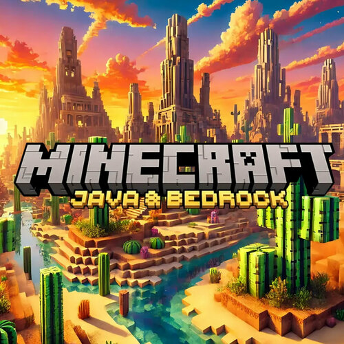 Minecraft Java Bedrock Edition - полноценная лицензия c активацией в любом регионе 2199₽