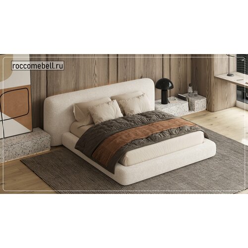 Кровать двуспальная ROCCO BED 9,200х200