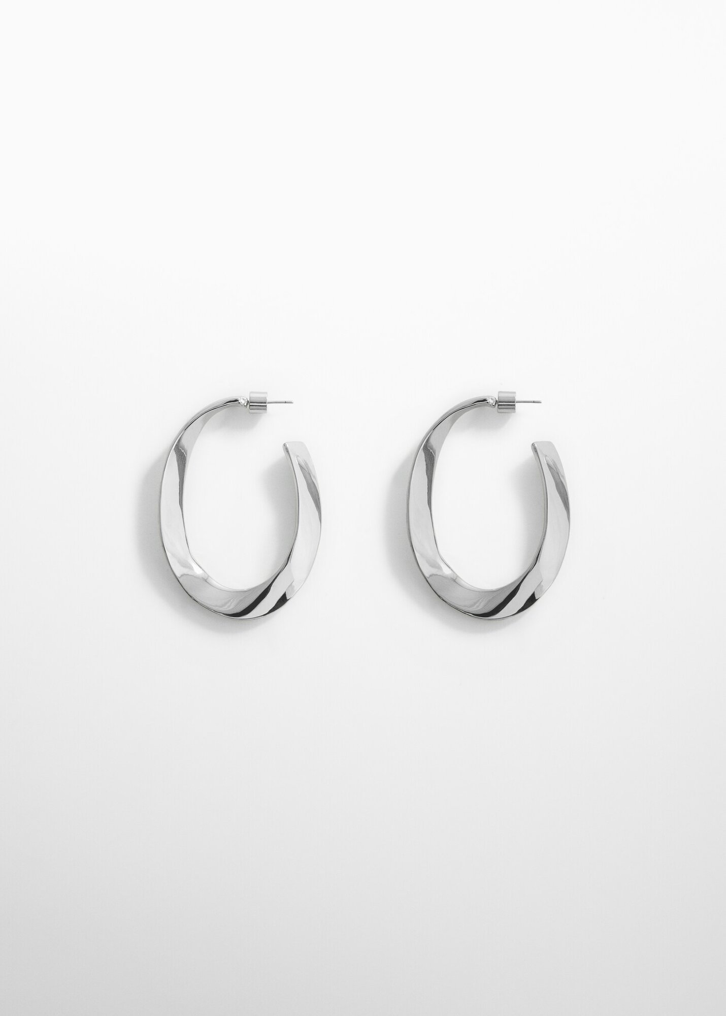 Серьги MANGO Outlet серебро