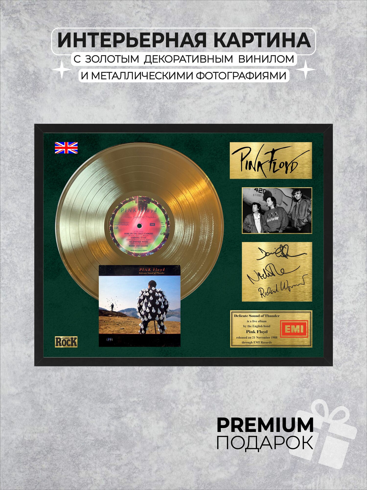 Интерьерная картина Pink Floyd Delicate Sound Of Thunder