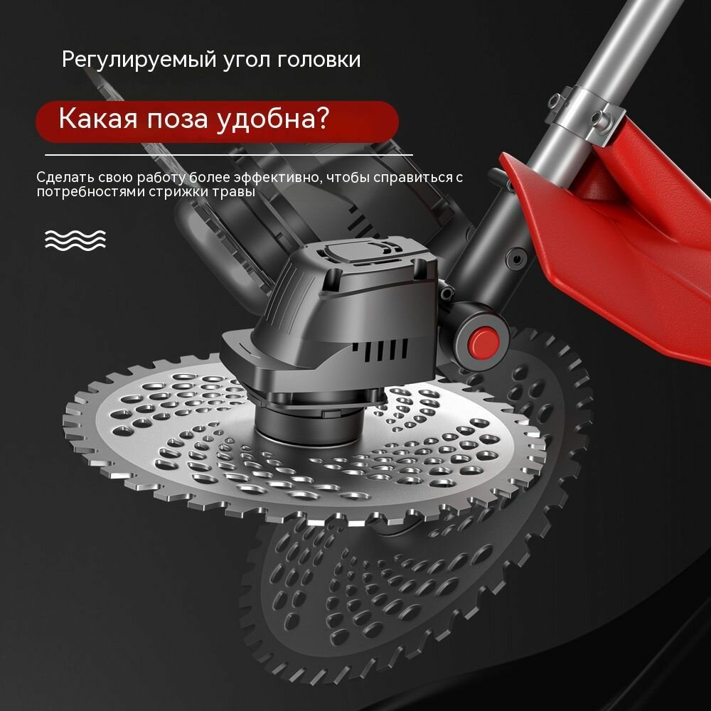 Изображение Газонокосилка электрическая YC-Oaks - эргономичный и легкий беспроводной газонокосилка, идеальный инструмент для домашнего сада -jua