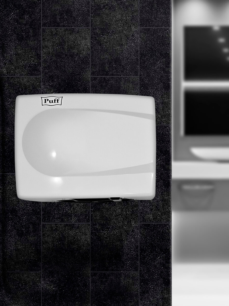 Картинки Электросушитель для рук "Puff-8828W", белый, 1,5 кВт, Арт: 1401.333