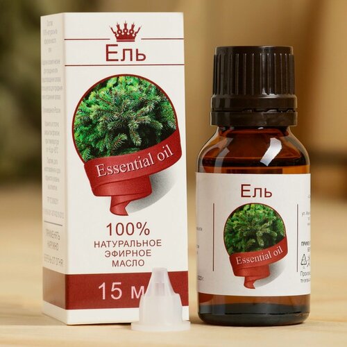 Изображение товара Эфирное масло Сима-ленд "Ель", флакон-капельница, аннотация, 15 мл