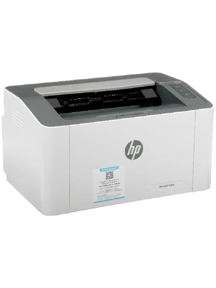 Принтер лазерный черно-белый HP Laser 107w 4ZB78A#BBU A4, 20 стр./ мин, 64 Мб, USB, Wi-Fi (cart 107A)