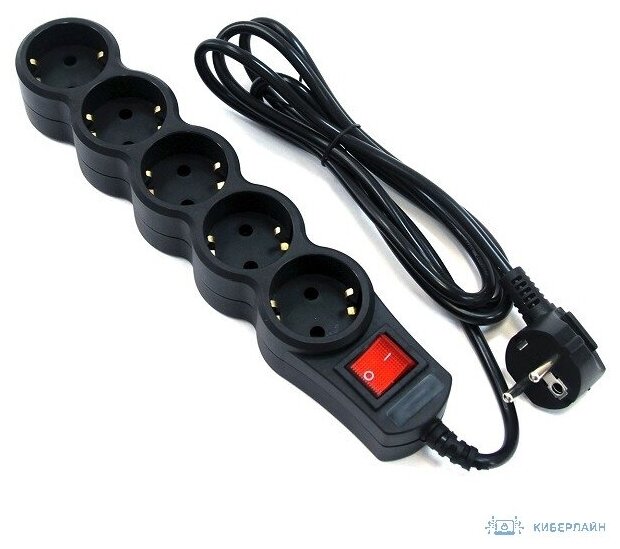 5bites Сетевой фильтр / стабилизатор Сетевой фильтр 5bites SP5B-218 SP5B-218 5S / 3*0 75MM2 / 1 8M / BLACK