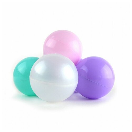 Набор шаров для сухого бассейна Pastel 150 шт. 008368 Розовый/Мятный/Жемчужный/Сиреневый