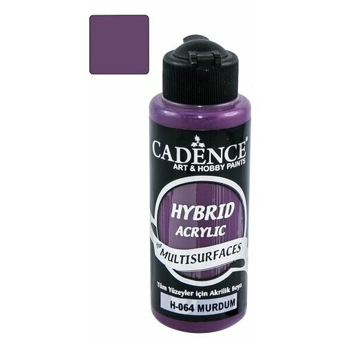 фото Акриловая краска cadence hybrid acrylic paint, 120 ml. plum-h64