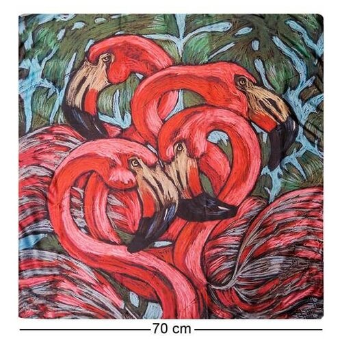 Шелковый платок Страстный фламинго (Н. Леоновой) ANG-1043 113-504682