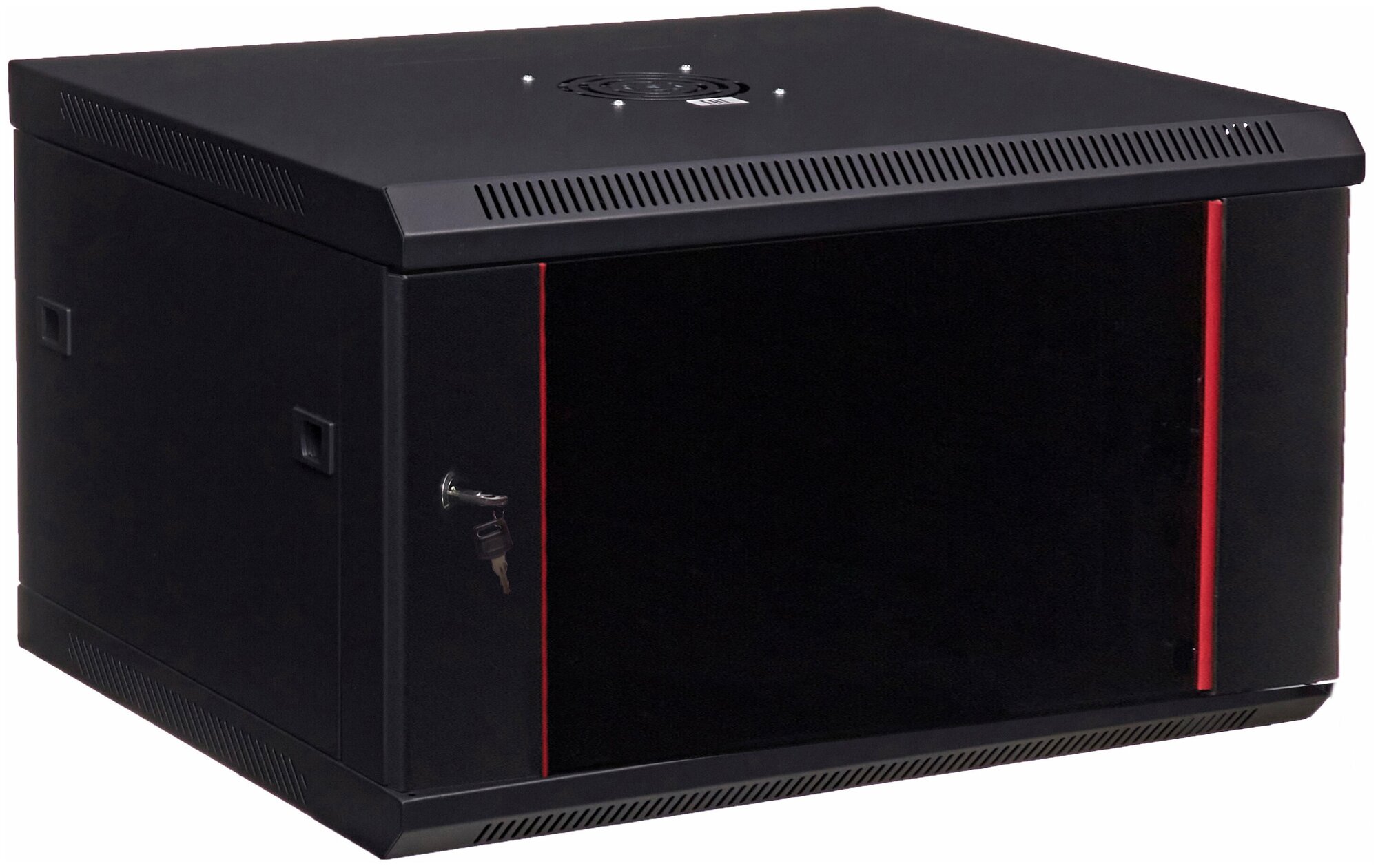 Шкаф 6U 600х500 19 дюймов телекоммуникационный серверный настенный черный C066050BWTWOF
