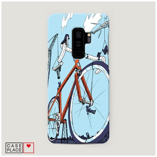 фото Чехол пластиковый samsung galaxy s9 plus хобби велосипед 10 case place