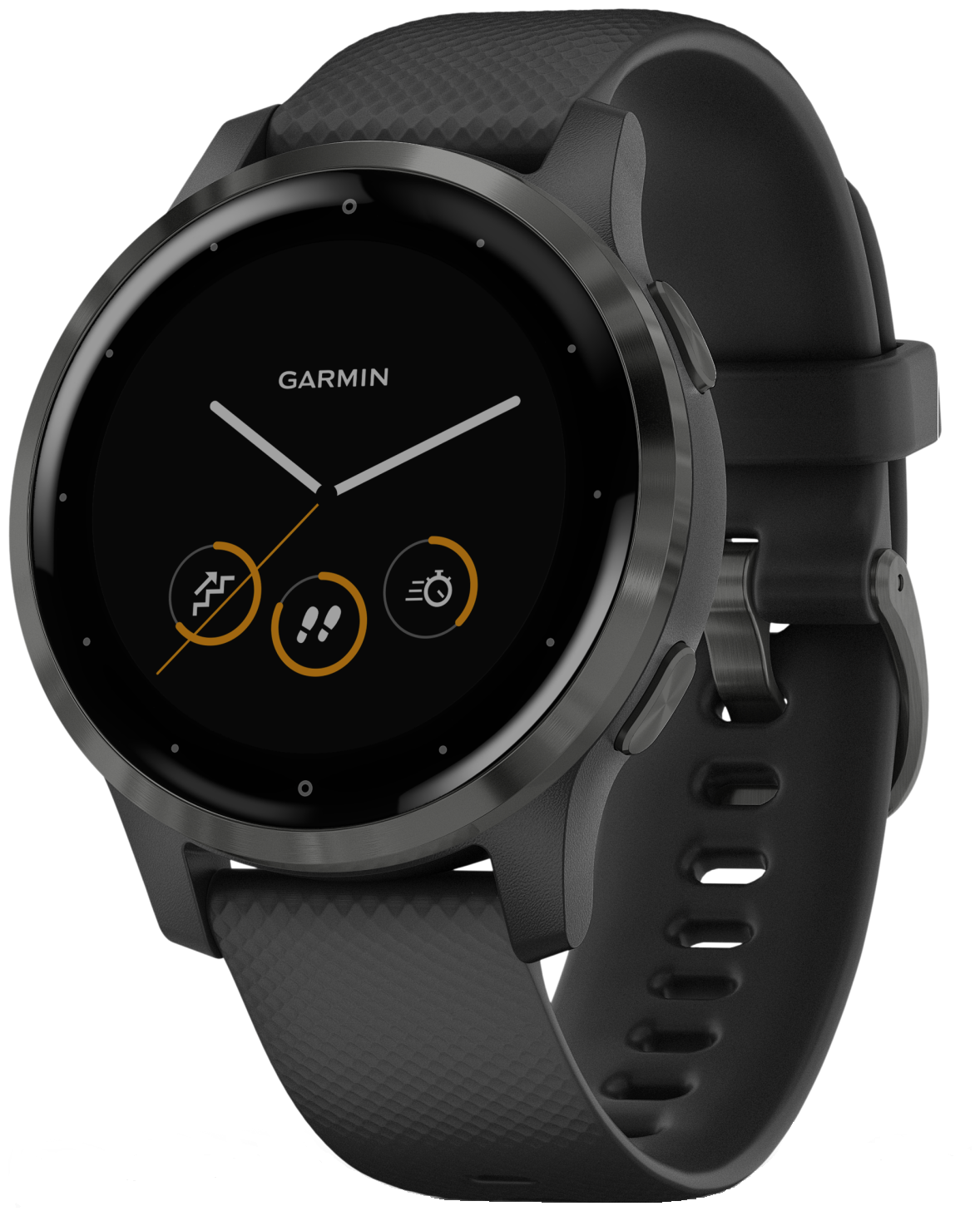 Умные часы Garmin Vivoactive 4s Wi-Fi, серый/черный