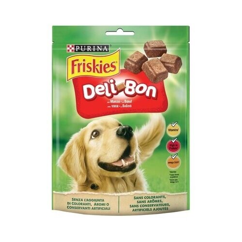 Friskies Лакомство для собак Deli-Bon говядиной (12460915) 0,13 кг 49259 (2 шт)