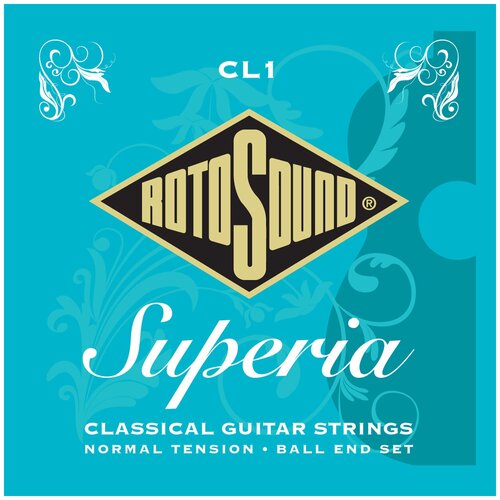 ROTOSOUND CL1 STRINGS BALL END NYLON струны для классической акустической гитары, нейлон, нормальное натяжение, с бобинами струны для классической гитары gewa classic guitar strings 28 44