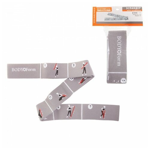 фото Эспандер bf-epl01-83 см серый body form