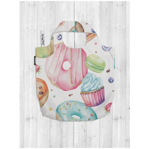 фото Сумка авоська joyarty "сладости" 46x65x7 см