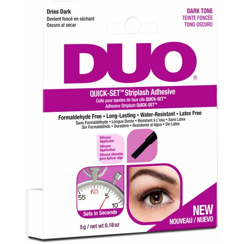 DUO / Клей для ресниц черный / 5 грамм ardell quick set clear 5g duo
