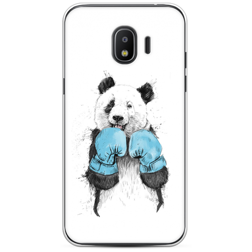 фото Силиконовый чехол панда боксер на samsung galaxy j2 2018 / самсунг j2 2018 case place