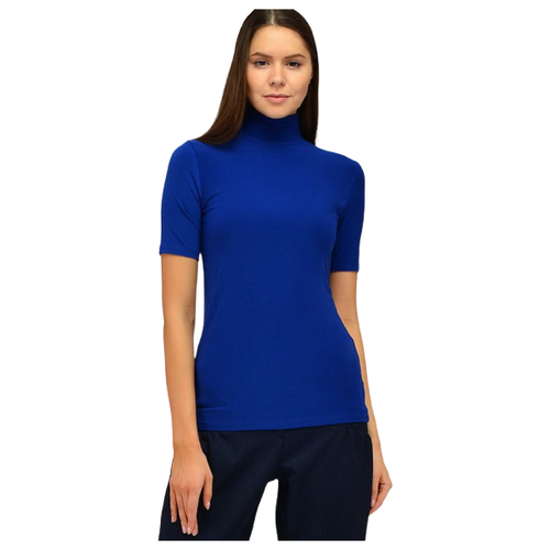 фото Водолазка женская вискоза 95% лайкра 5% р42-44 синяя челяби текстиль