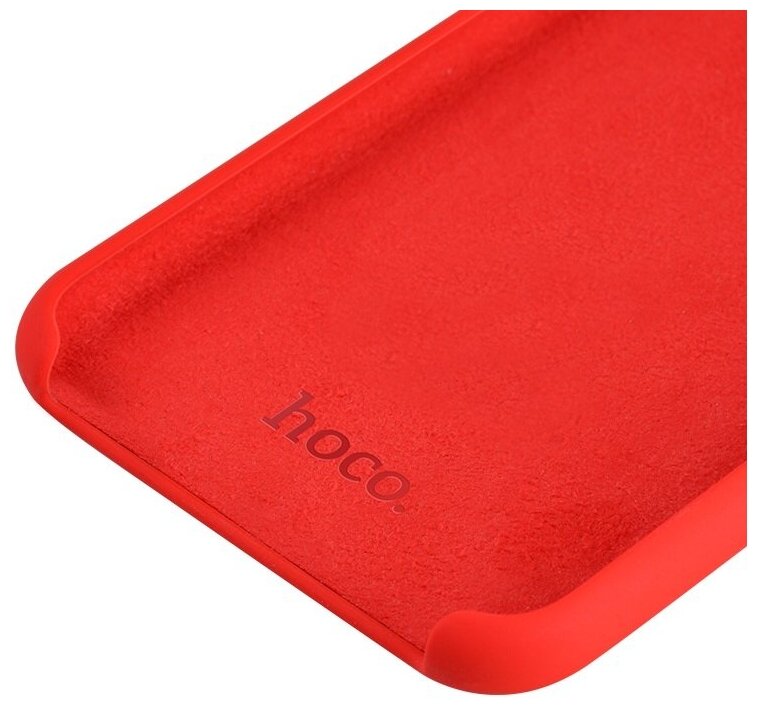 Чехол силиконовый для iPhone XS Max, HOCO, Pure series, красный