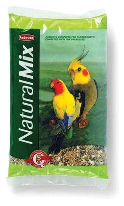 Padovan Корм для средних попугаев (Naturalmix Parrocchetti) PP00128 | NATURALMIX Parrocchetti 0,85 кг 40013 (2 шт)