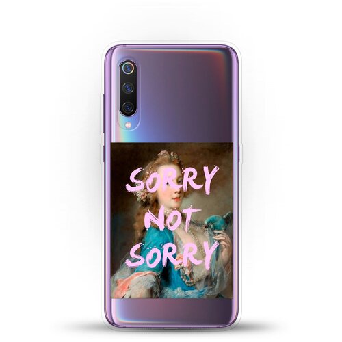 фото Силиконовый чехол sorry на xiaomi mi 9 andy & paul