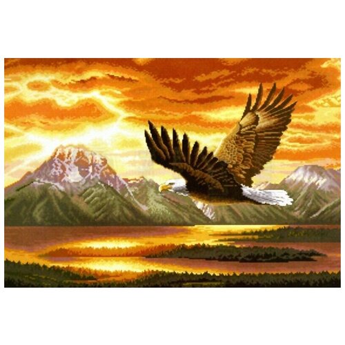 фото Набор для вышивания белоснежка "одинокий странник", 60x44см (вышивка крестом)