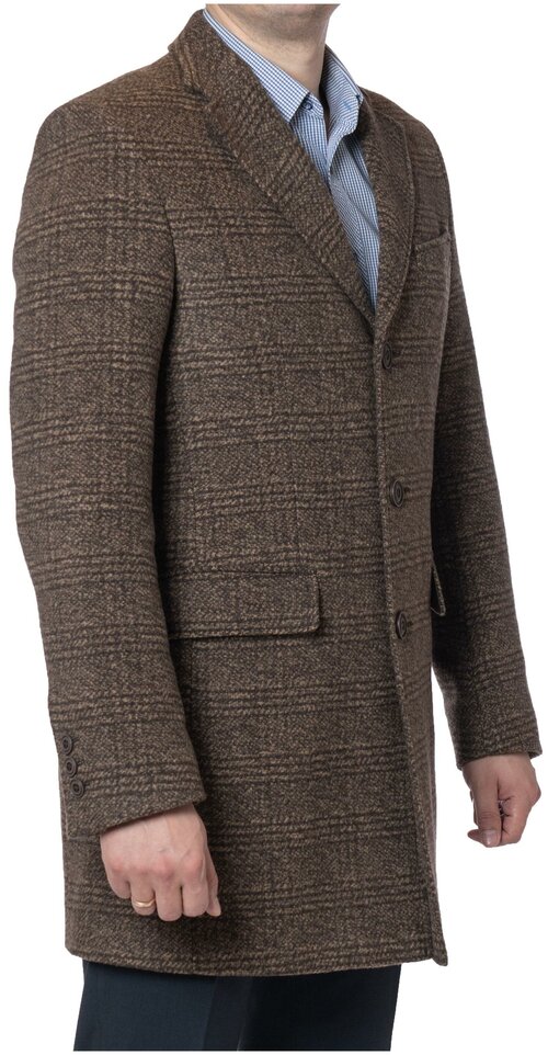 Пальто Truvor, размер 56/188, коричневый