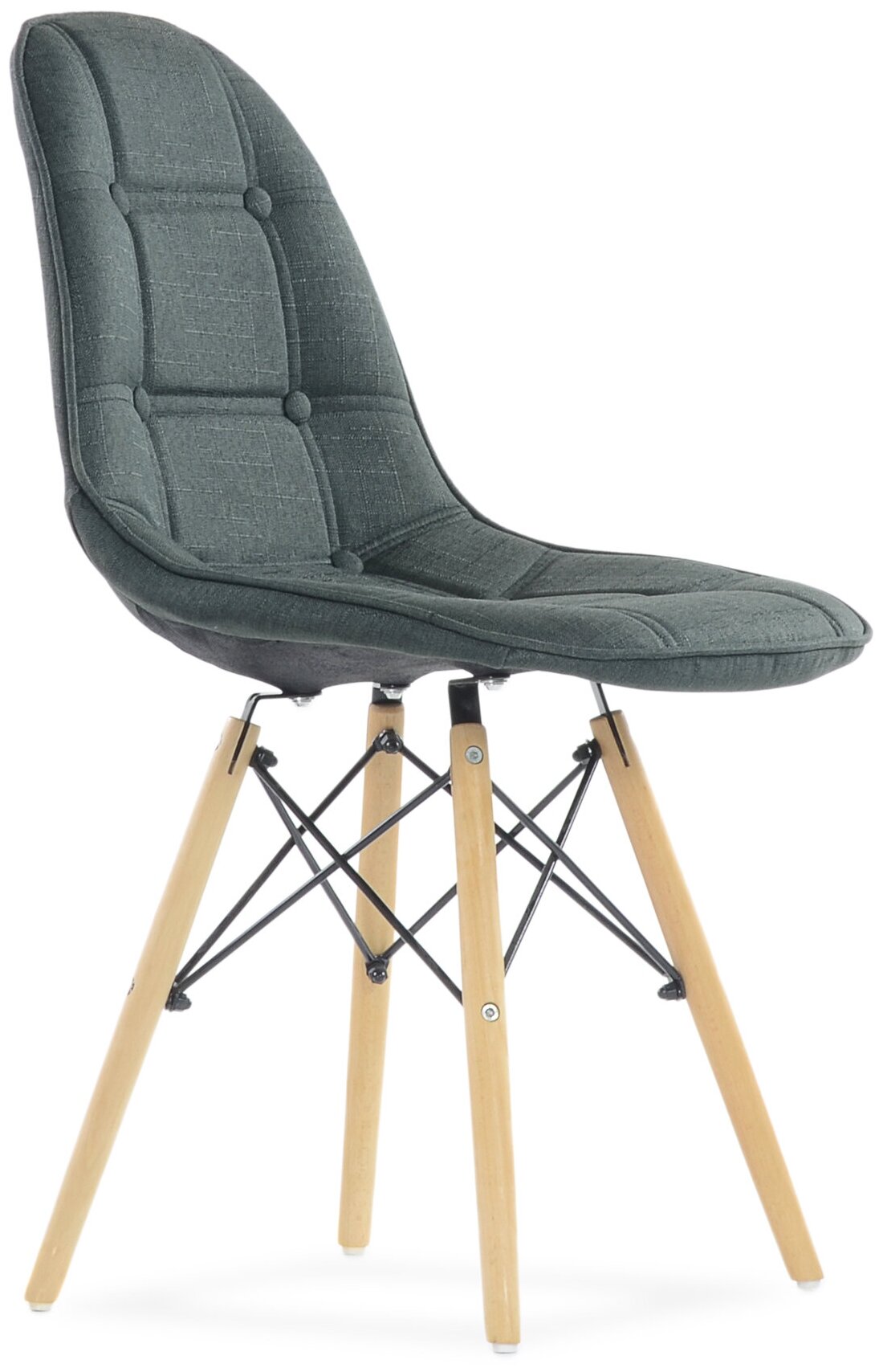 Стул Barneo N-43 Pulsante PU серый, Eames style