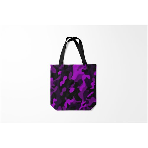 фото Сумка-шоппер / 40х40 см / тренды / милитари камуфляж burnettie