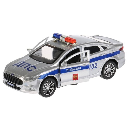 Легковой автомобиль ТЕХНОПАРК Ford Mondeo (MONDEO-P-SL) 1:32, 7 см, серебристый модель mondeo p sl ford mondeo полиция технопарк в коробке