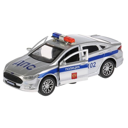 Легковой автомобиль ТЕХНОПАРК Ford Mondeo (MONDEO-P-SL) 1:32, 7 см, серебристый