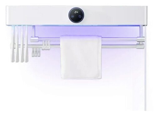 Многофункциональная сушилка для полотенец Xiaomi Xiaoda с УФ-стерилизацией (HD-CJHGJ01) белый - фотография № 1