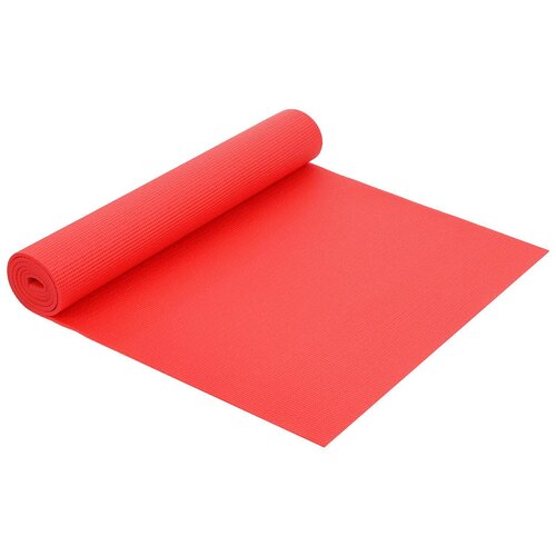 фото Коврик для йоги sangh yoga mat, 173х61х0.6 см красный однотонный 1.1 кг 0.6 см